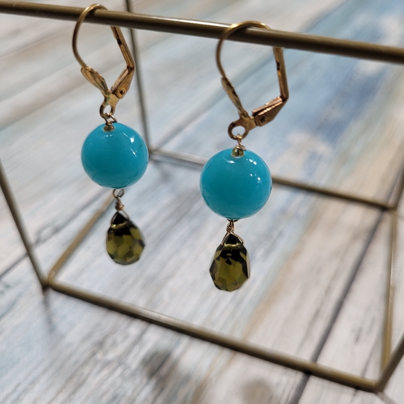 Glass Earrings. - Picture 1 of 6